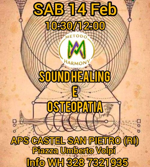 Esperienza vibrazionale sonora e Osteopatia 