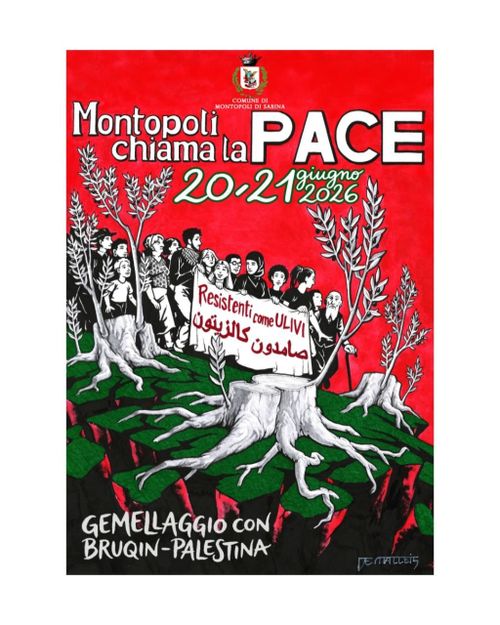 Montopoli chiama la pace! Resistenti come gli ulivi