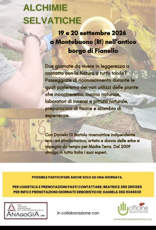 Alchimie selvatiche - Weekend tra natura e laboratori